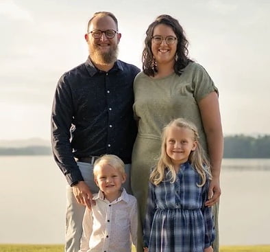 The Dunlop Family: Michael, Jessica, Amelia, Jack