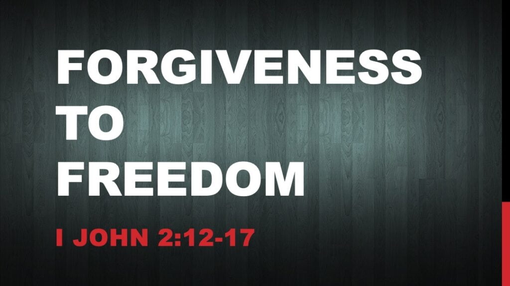 Forgiveness to freedom Sermon