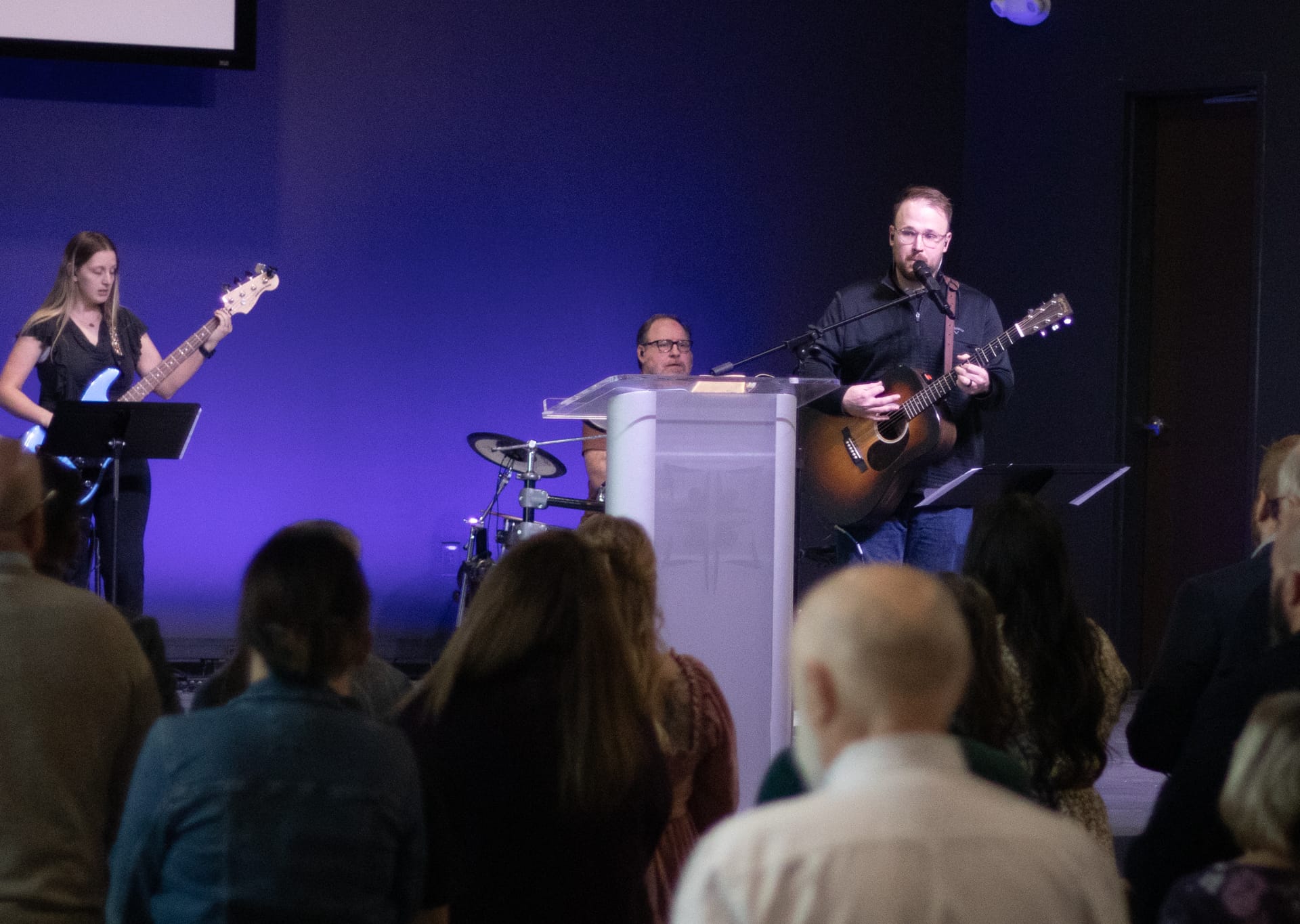 Worship at Community Baptist Church in Spring Hill, TN