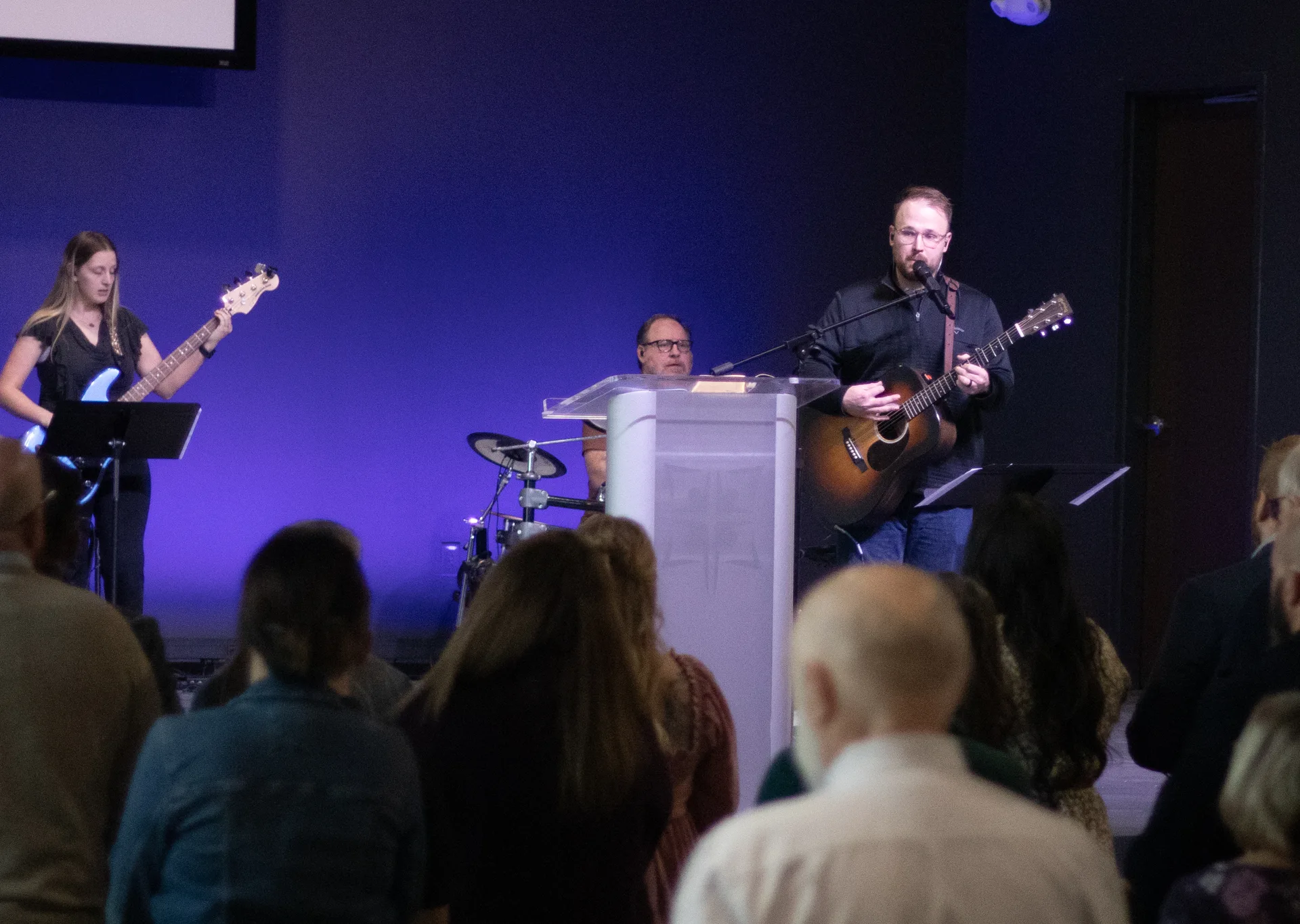 Worship at Community Baptist Church in Spring Hill, TN
