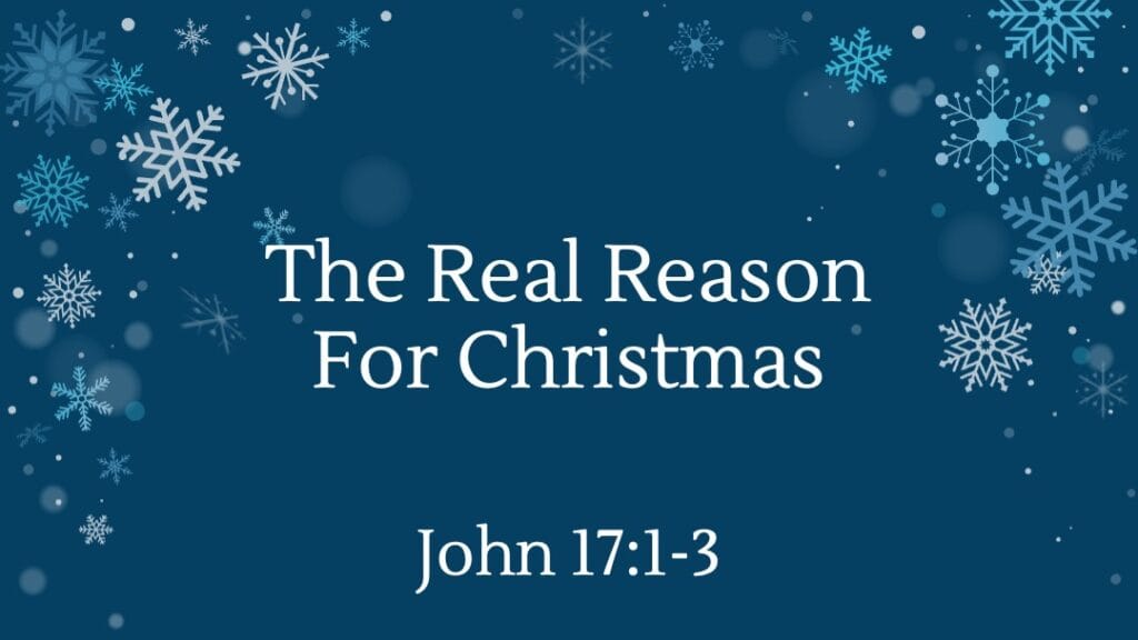 the real reason for Christmas Graphic
