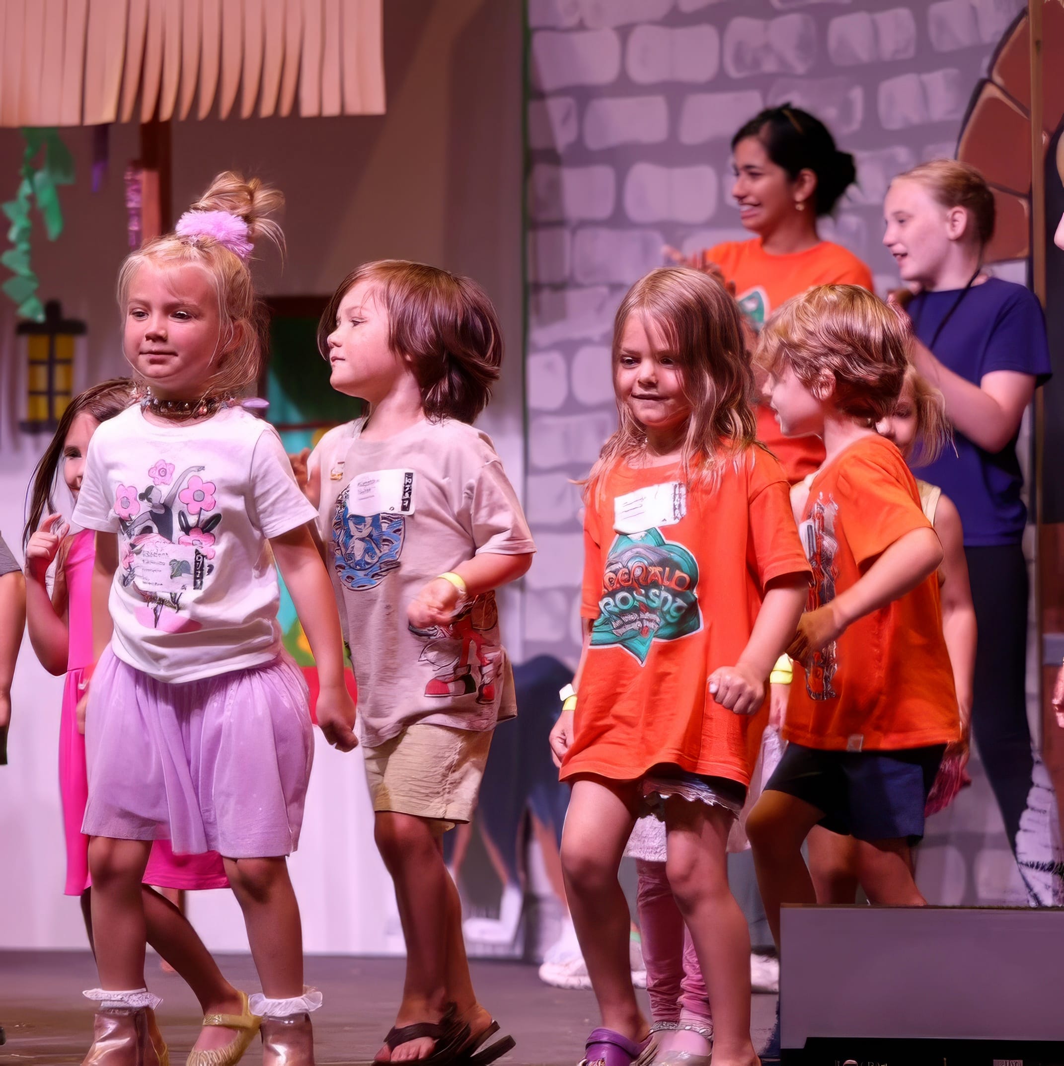 Community Kids VBS singing at Community Baptist Church in Spring Hill, TN